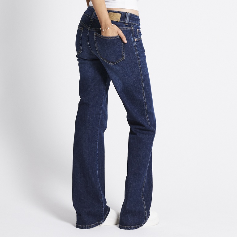 Low waist bootcut jeans "Paris Core" Dark used